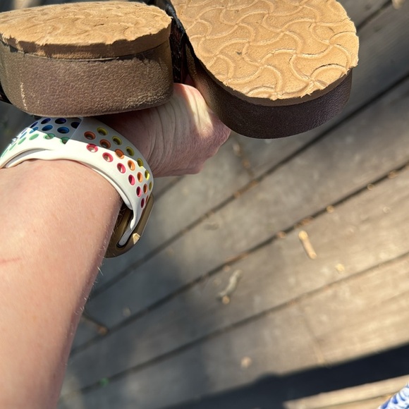 Boutique by Corkys Santa Ana bronze   Metallic sandals size 8 - Picture 4 of 5